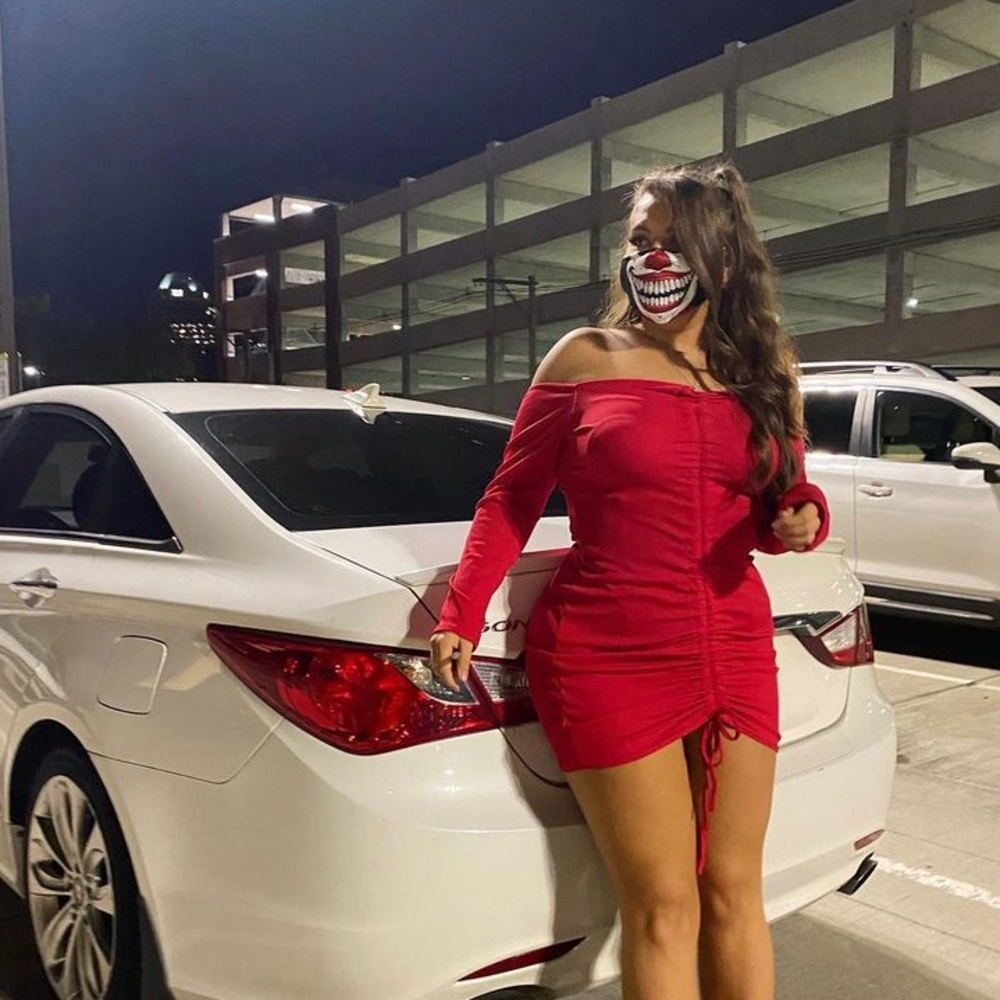 Dress Off Shoulder Mini Dress